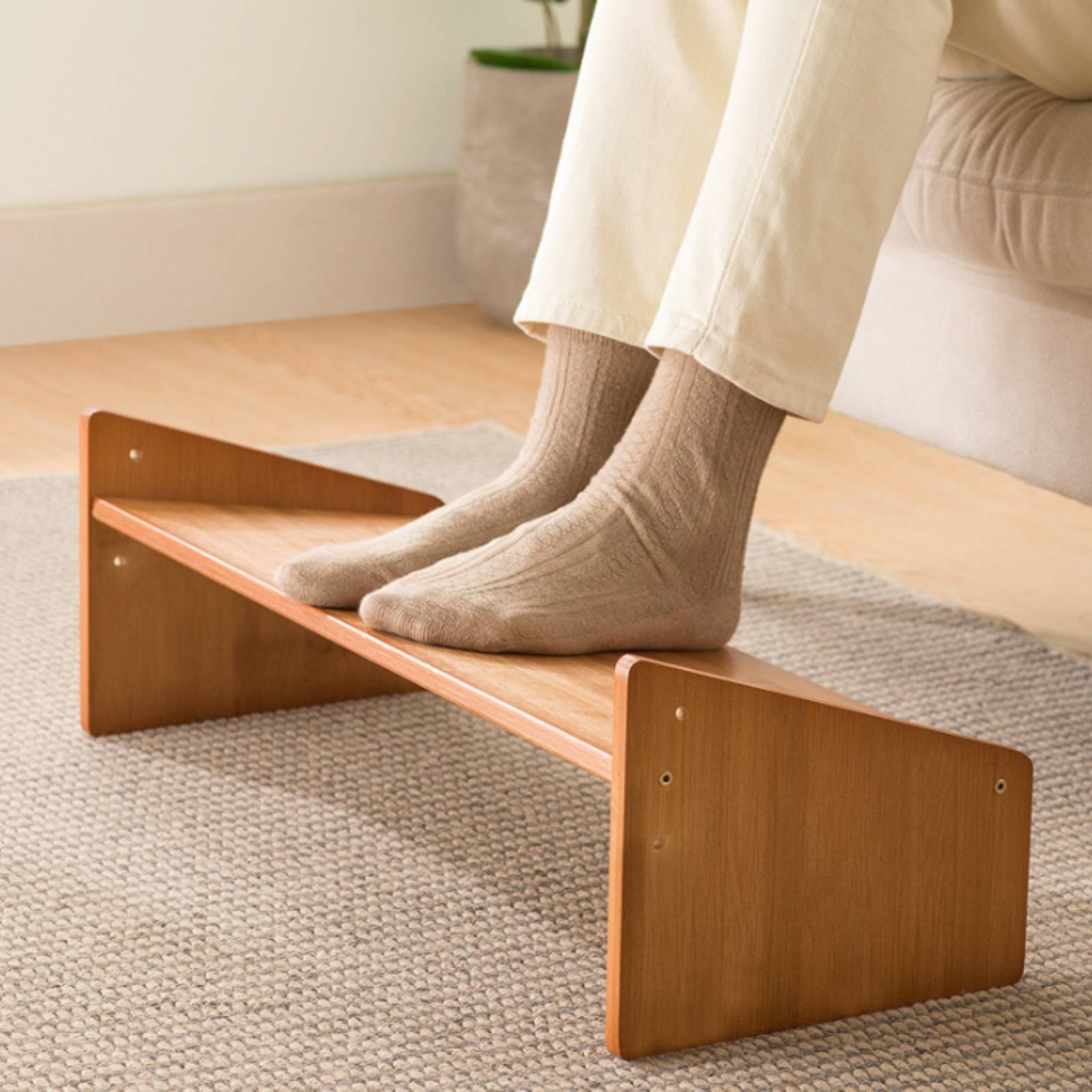 Office Furniture - Poggiapiedi da Scrivania con Ampia Superficie,
