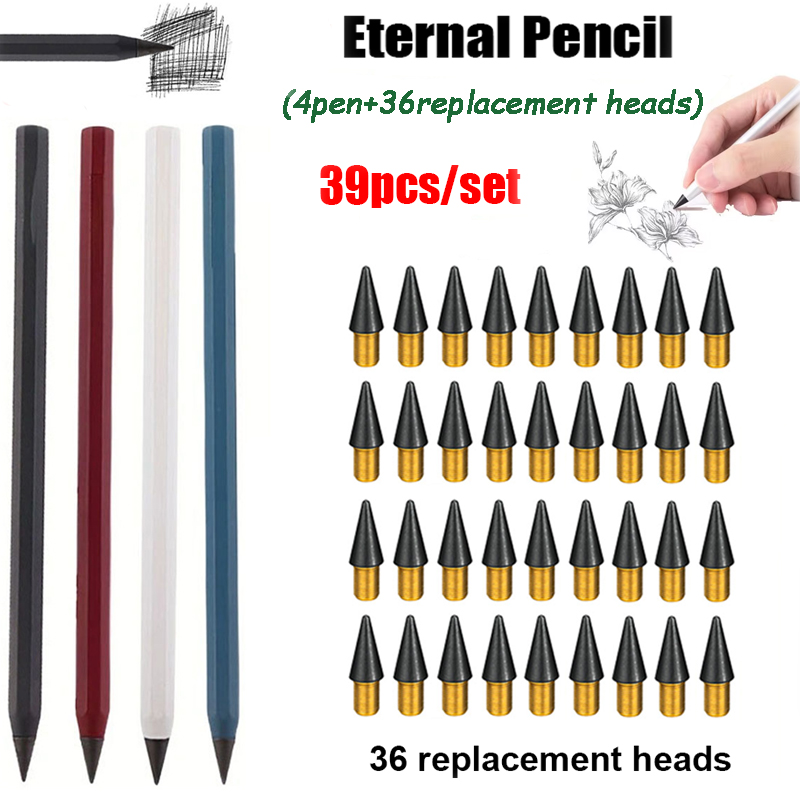 Writing Tools - Set di 39 Matite Metalliche Creative