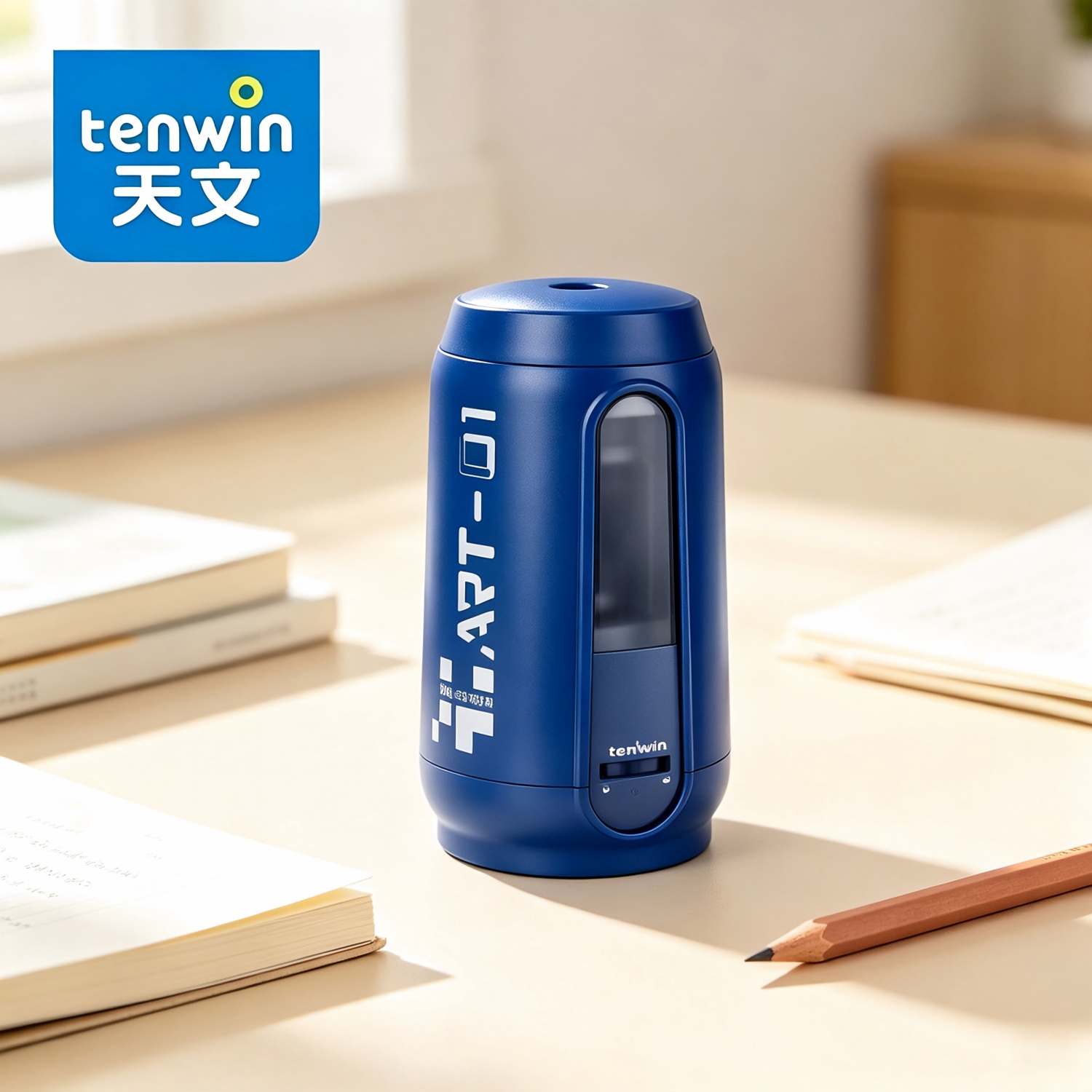 Electric Pencil Sharpener Usb - Temperamatite Elettrico Automatico Ricaricabile USB‑C Tenwin,