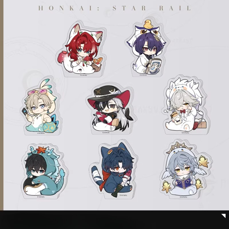 Desk Accessories - Mini Stand in Acrilico Honkai Star
