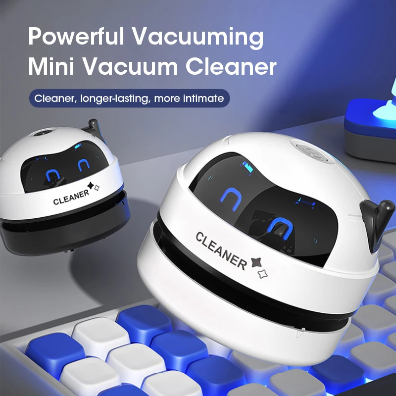 Mini Desktop Vacuum Cleaner For Eraser Dust - Mini aspirapolvere da tavolo ricaricabile USB,