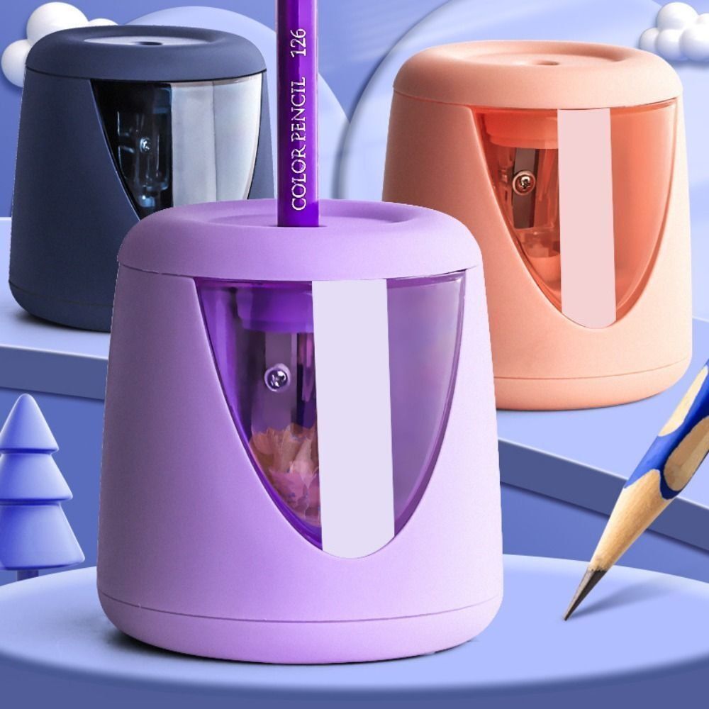 Electric Pencil Sharpener Usb - Temperino Elettrico Automatico a Cartone Animato