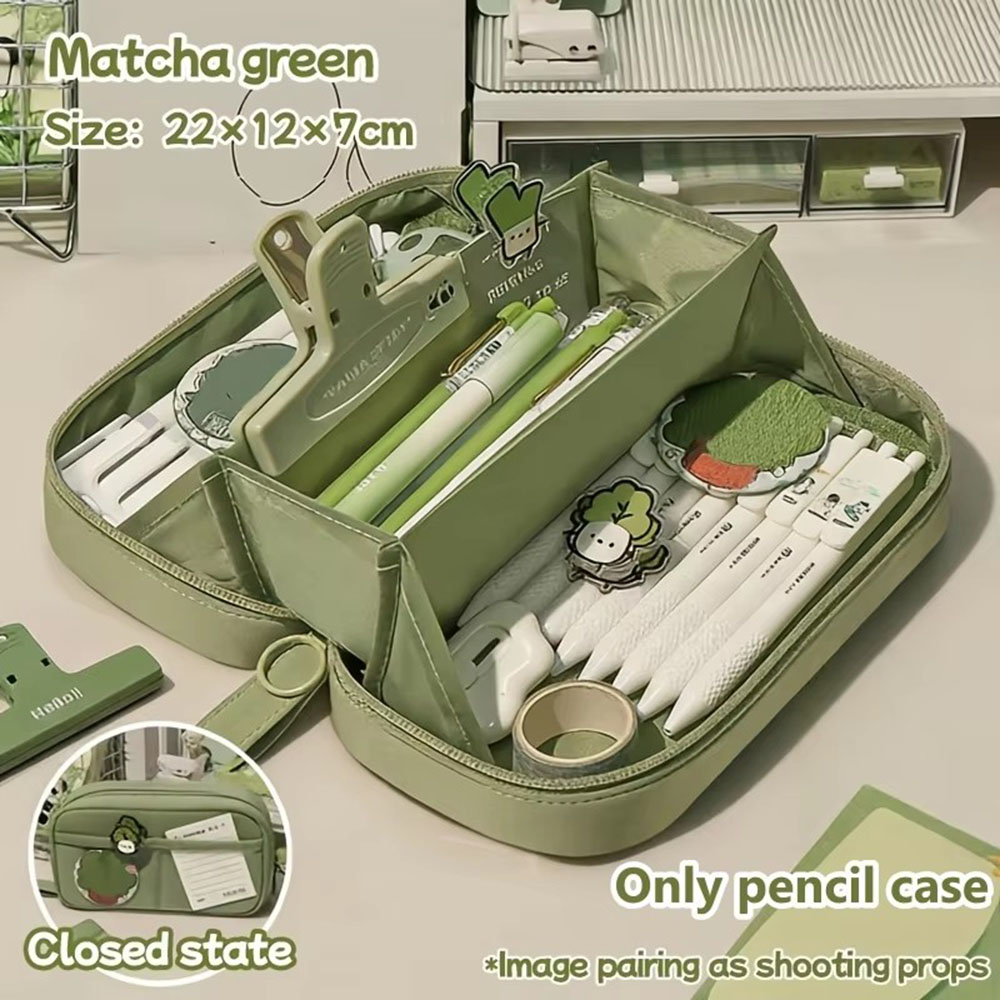 Aesthetic Large Pencil Case Pouch - Astuccio Portamatite Grande Capacità a Forma