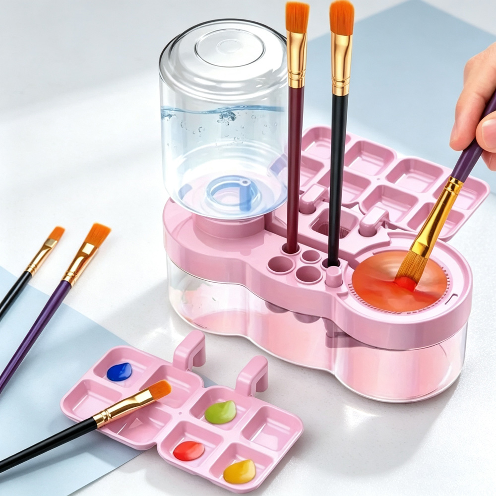 Writing Tools - Lavapennelli Multifunzionale Portatile per Artisti con