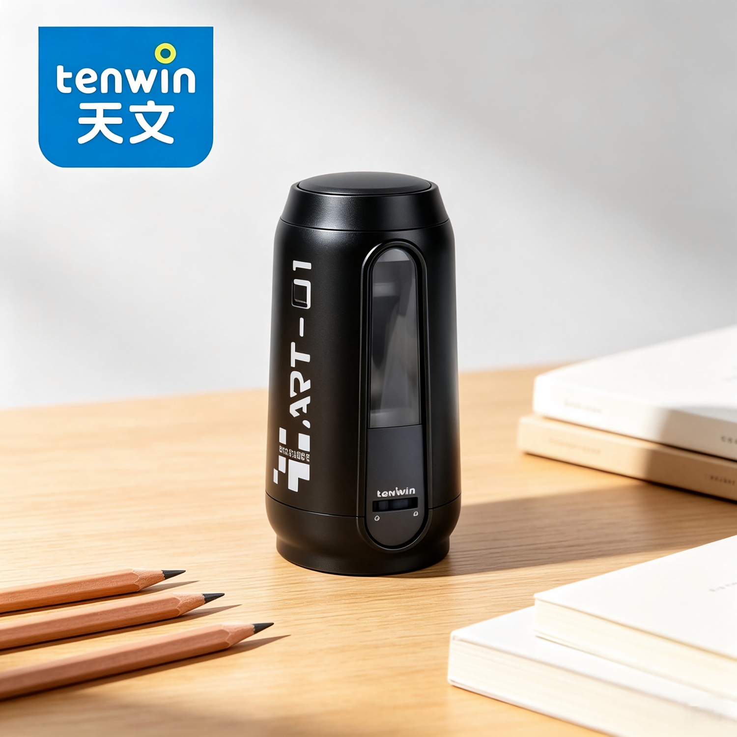 Electric Pencil Sharpener Usb - Temperamatite Elettrico Completamente Automatico Tenwin, Ricaricabile