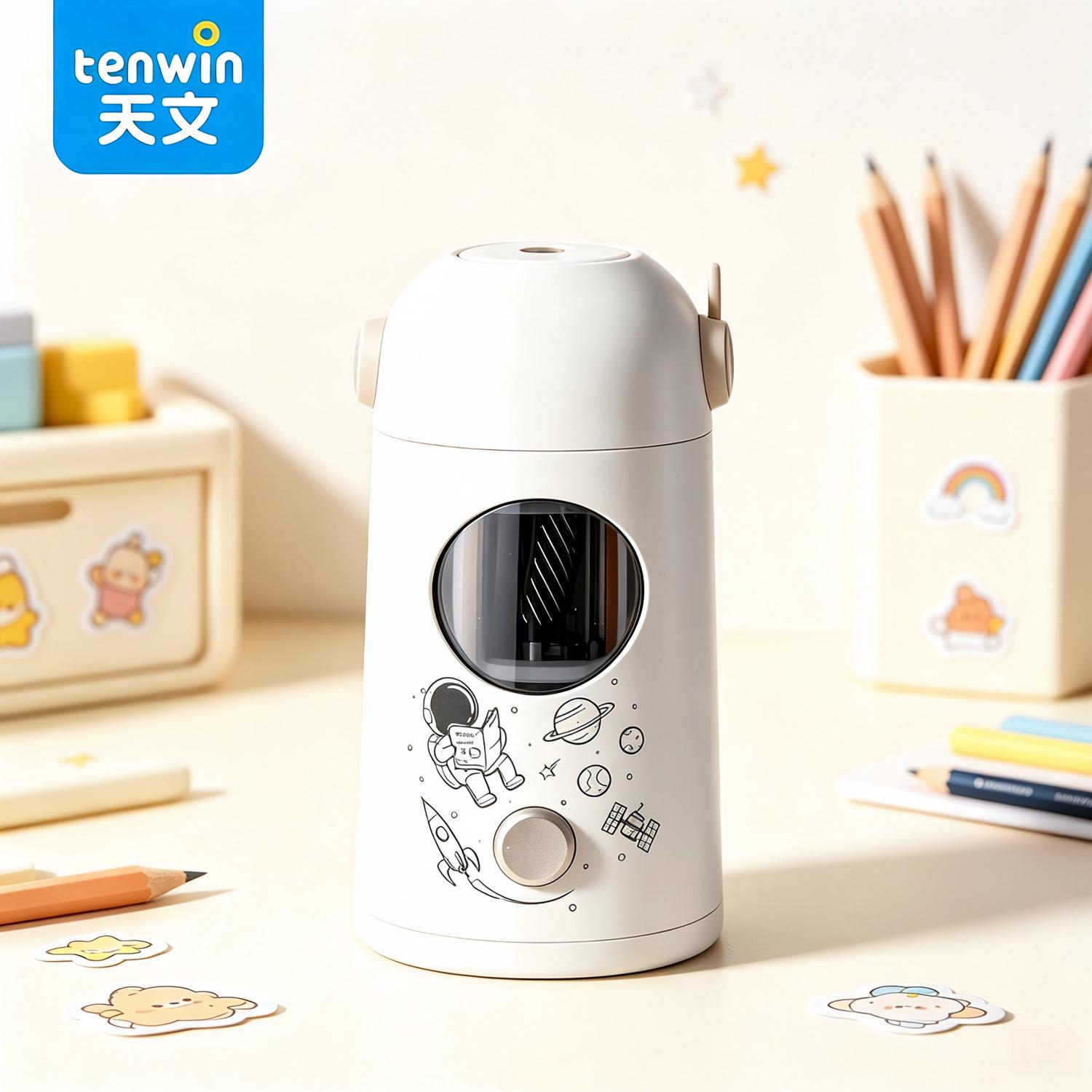 Electric Pencil Sharpener Usb - Temperamatite Elettrico Tenwin a Funzionamento Automatico,