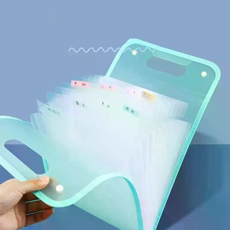 Expandable Accordion File Folder 13 Pockets - Cartella Portadocumenti Espandibile A4 a 13