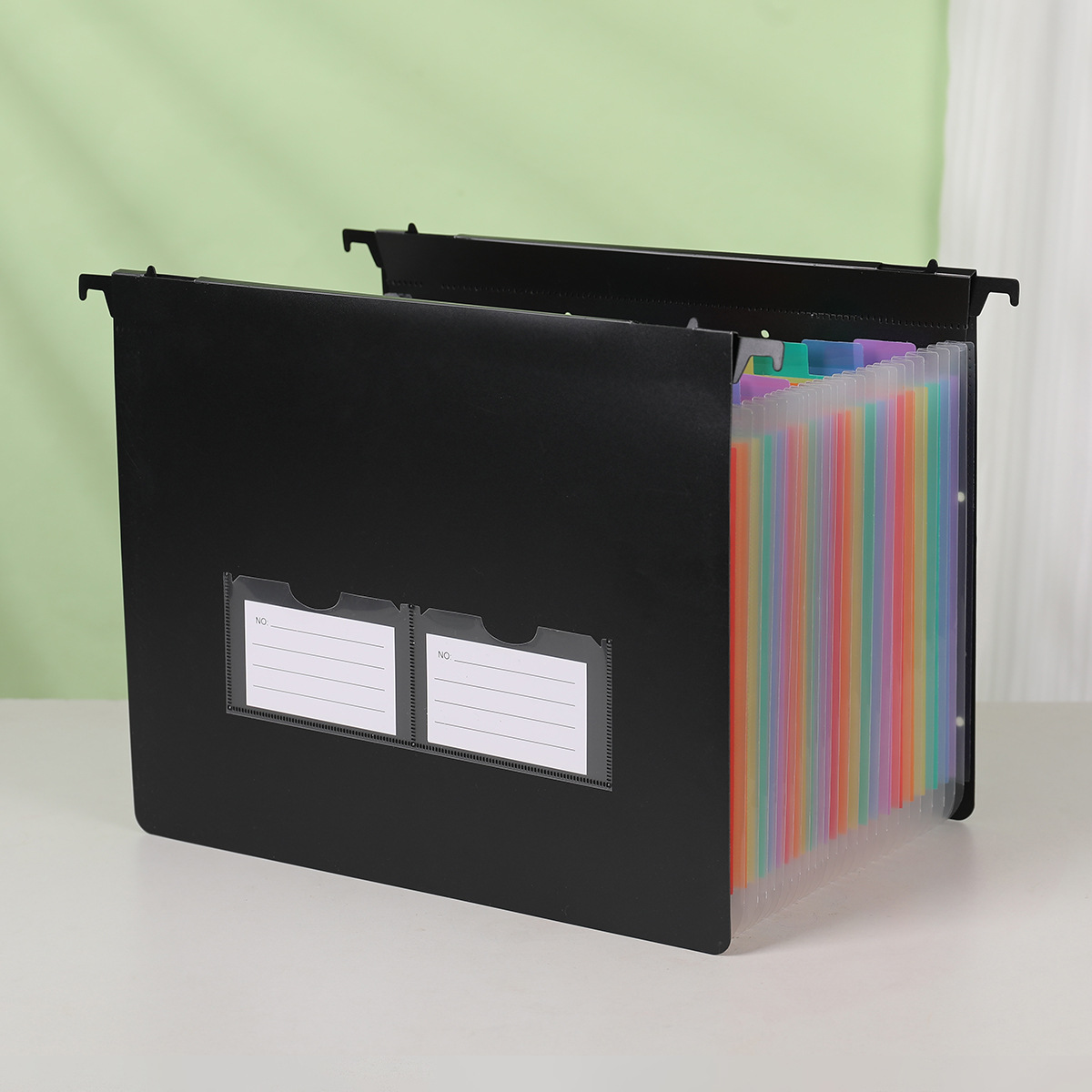 Expandable Accordion File Folder 13 Pockets - Cartella Portadocumenti a Fisarmonica Sospesa con