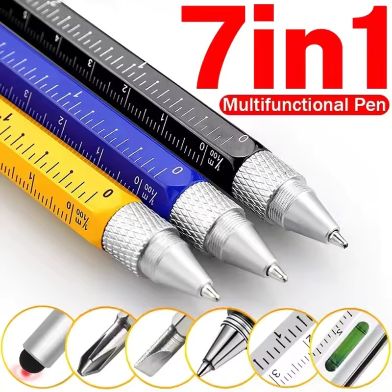 Writing Tools - Penna Multifunzione 7 in 1 con