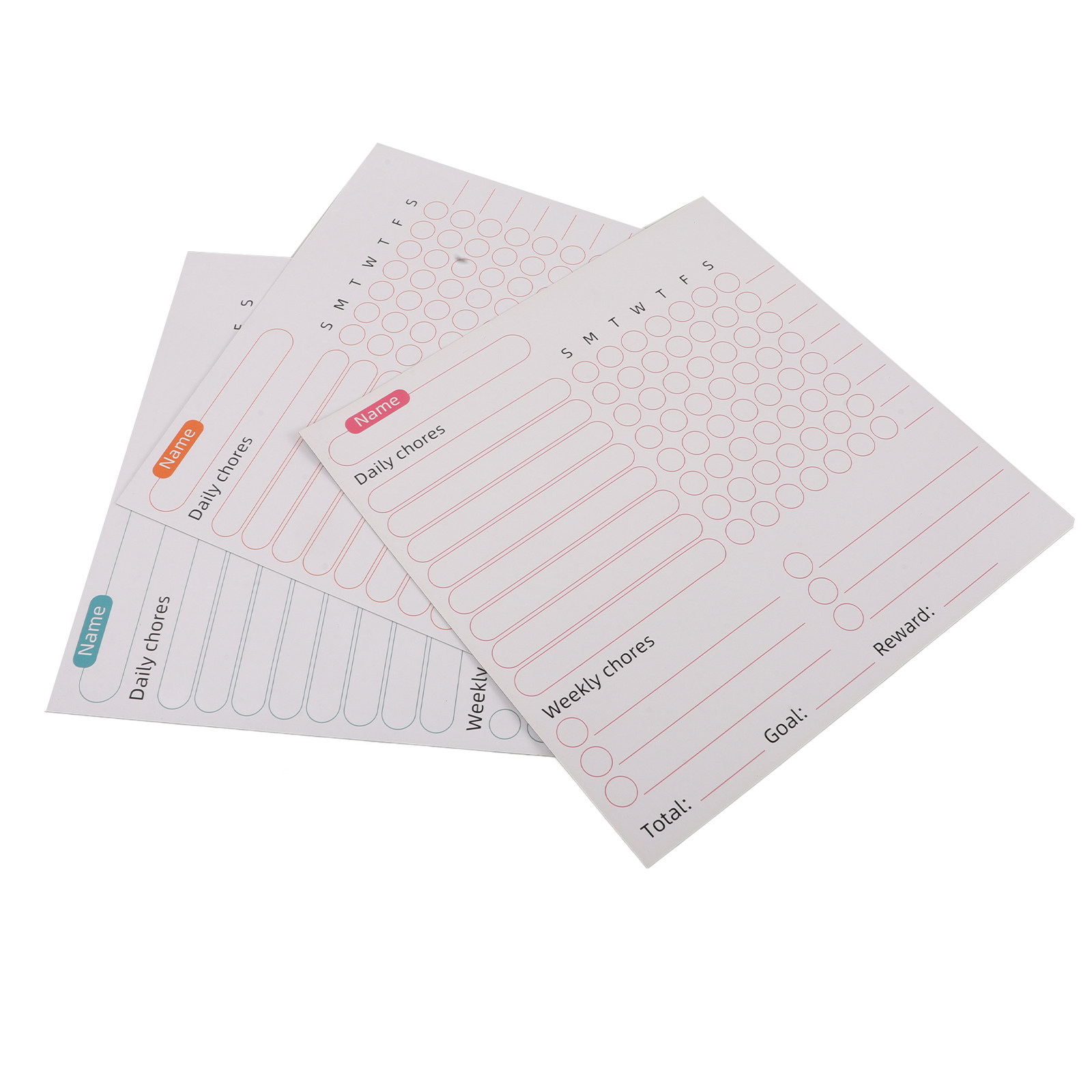 Kids Magnetic Reward Chart Board - 3 Pezzi Lavagna Magnetica Settimanale per