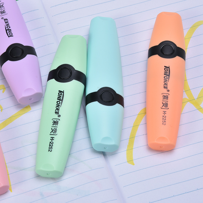 6 pz/set pastello piatto a tes - Pastel Highlighter Set Double Ended recensione e prezzo