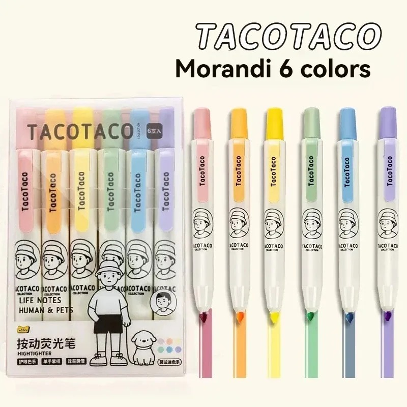 Set di 6 Evidenziatori Colorat - Pastel Highlighter Set Double Ended recensione e prezzo