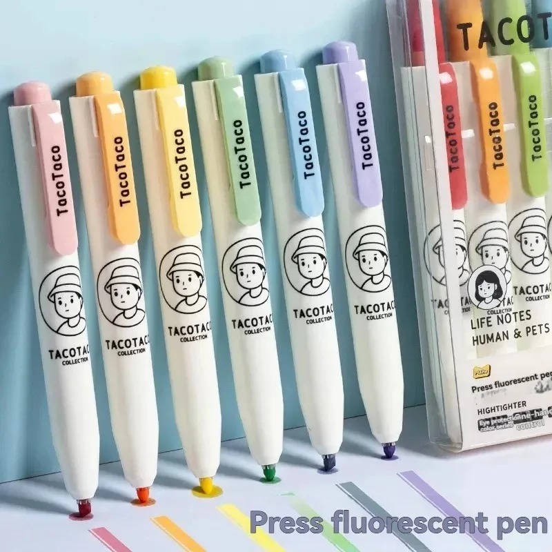 Set di 6 Evidenziatori Colorat - Pastel Highlighter Set Double Ended recensione e prezzo