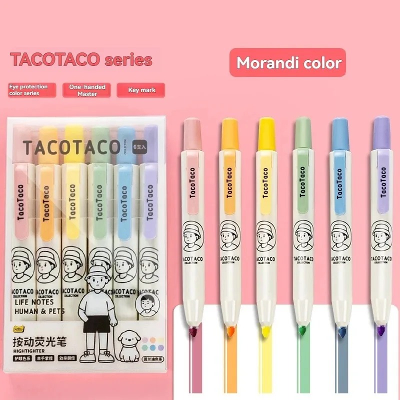 Set di 6 Evidenziatori Colorat - Pastel Highlighter Set Double Ended recensione e prezzo