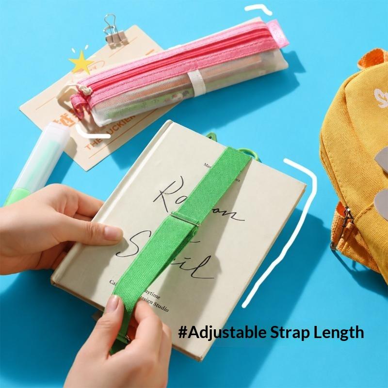 Astuccio Trasparente in Rete c - Clear Mesh Pencil Pouch For Exam recensione e prezzo
