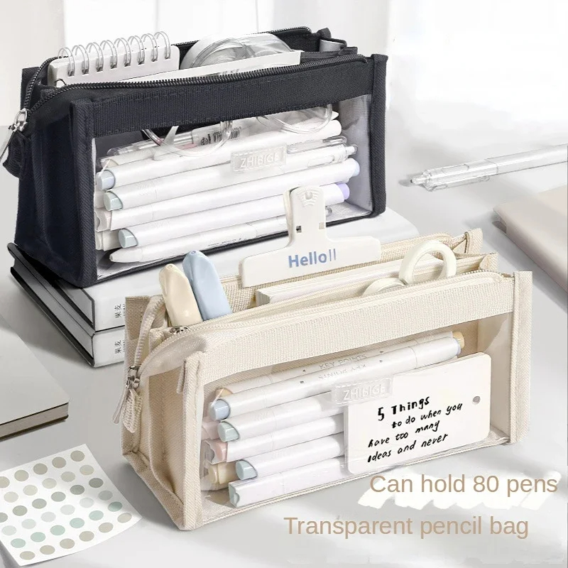 Borsa per matite di grande cap - Aesthetic Large Pencil Case Pouch recensione e prezzo