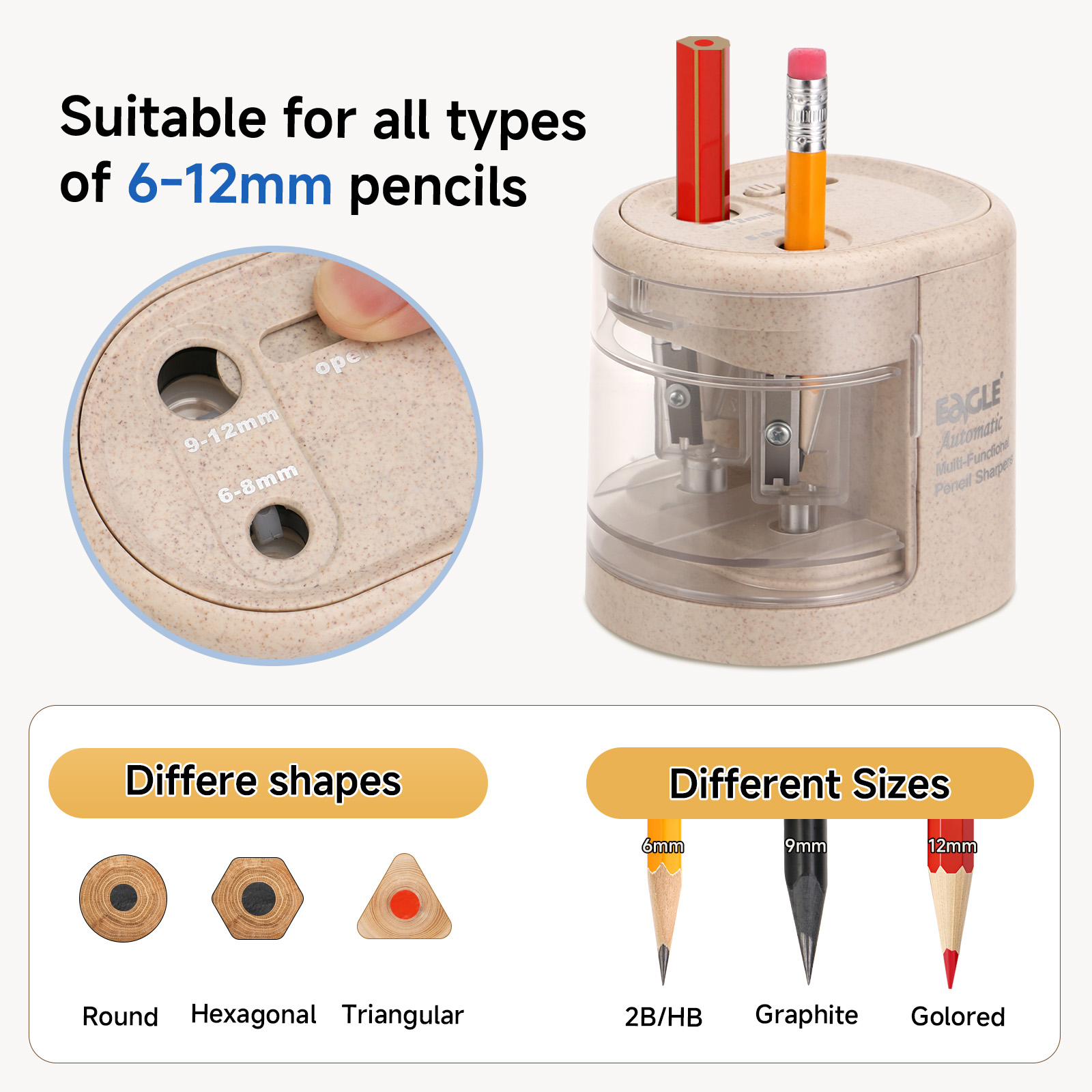 EAGLE Affilapenne Elettrico Au - Electric Pencil Sharpener Usb recensione e prezzo