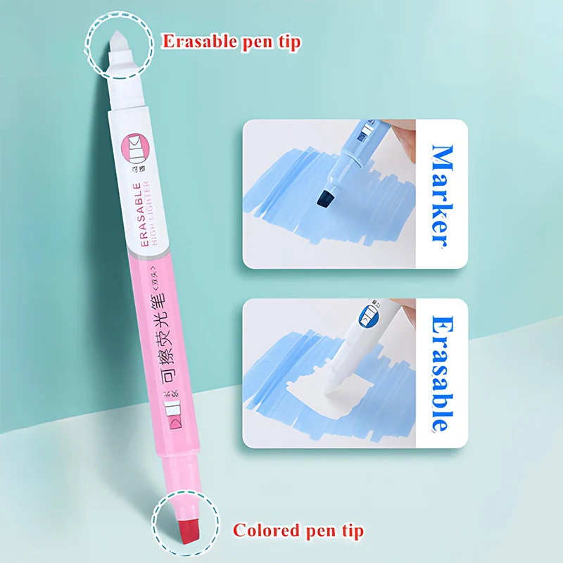 Evidenziatori cancellabili a 6 - Pastel Highlighter Set Double Ended recensione e prezzo