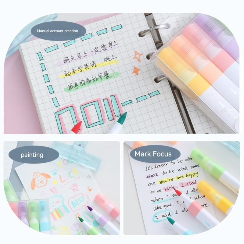 Set di evidenziatori di colori - Pastel Highlighter Set Double Ended recensione e prezzo