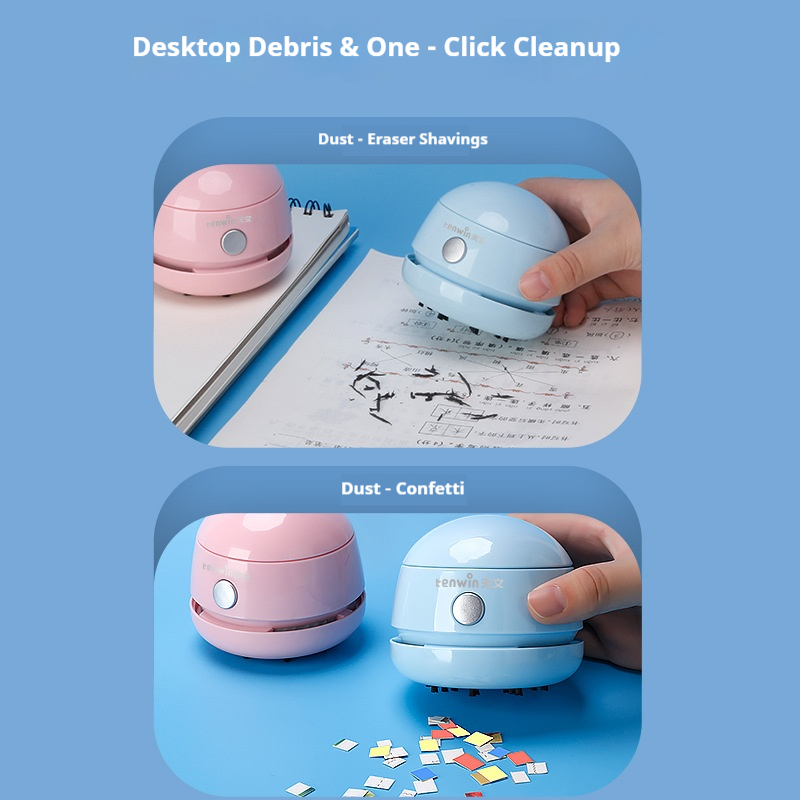 Aspirapolvere da Tavolo Portat - Mini Desktop Vacuum Cleaner For Eraser Dust recensione e prezzo