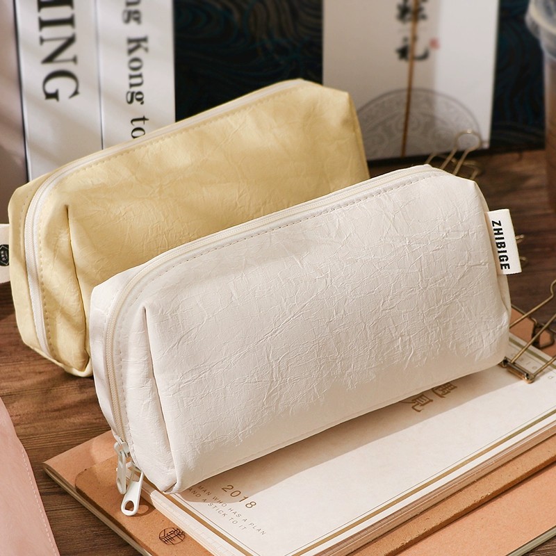 Astuccio in Pelle Crema Kawaii - Aesthetic Large Pencil Case Pouch recensione e prezzo