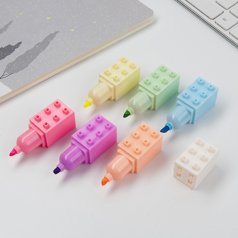 6pcs colore pastello Body Buil - Pastel Highlighter Set Double Ended recensione e prezzo