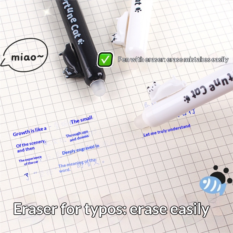 Confezione da 4 penne gel canc - Retractable Eraser Pen Click recensione e prezzo