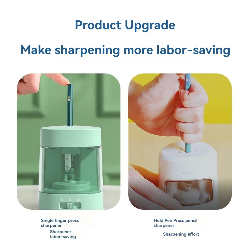 Deli VA3 Green USB batteria du - Electric Pencil Sharpener Usb recensione e prezzo