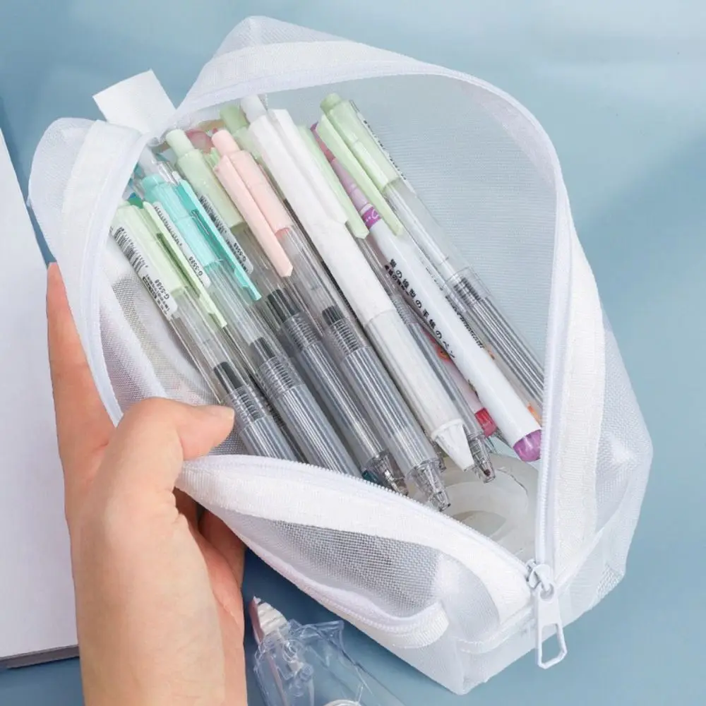 Organizer per Penne a Doppio S - Clear Mesh Pencil Pouch For Exam recensione e prezzo