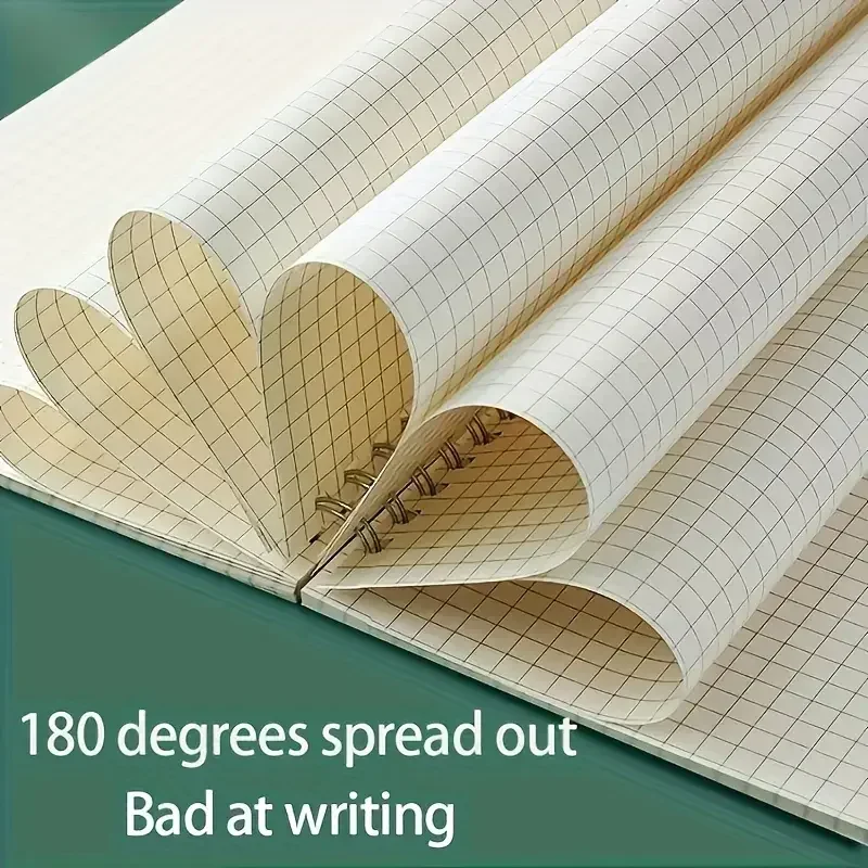 Blocco note a griglia A5 con s - Spiral Bound Grid Notebook A5 recensione e prezzo