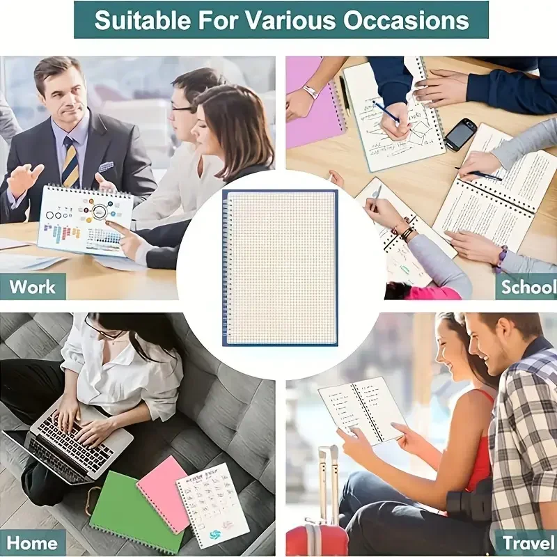 Blocco note a griglia A5 con s - Spiral Bound Grid Notebook A5 recensione e prezzo