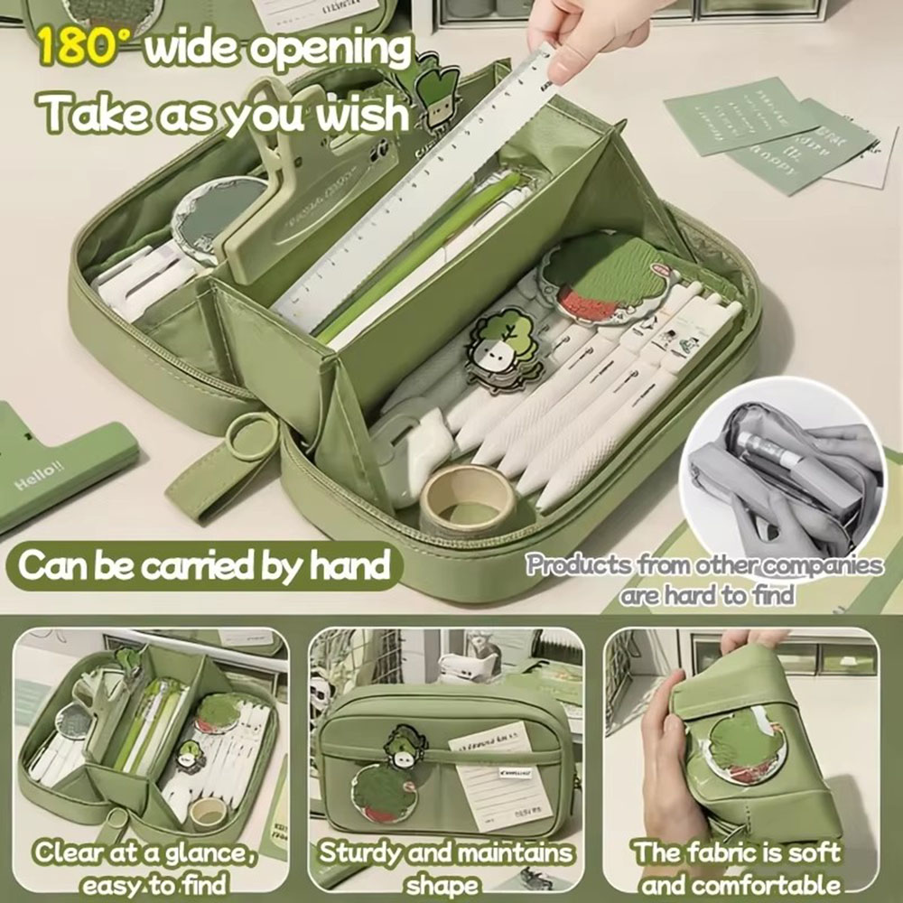 Astuccio Portamatite Grande Ca - Aesthetic Large Pencil Case Pouch recensione e prezzo