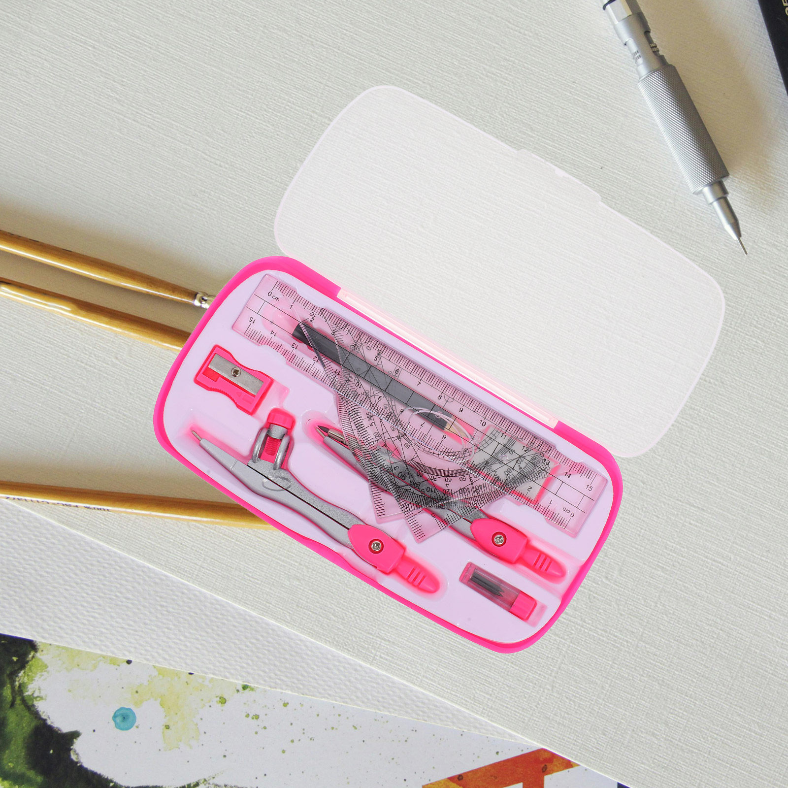 Set di 1 Bussola Leggera e Por - Math Geometry Set With Compass recensione e prezzo