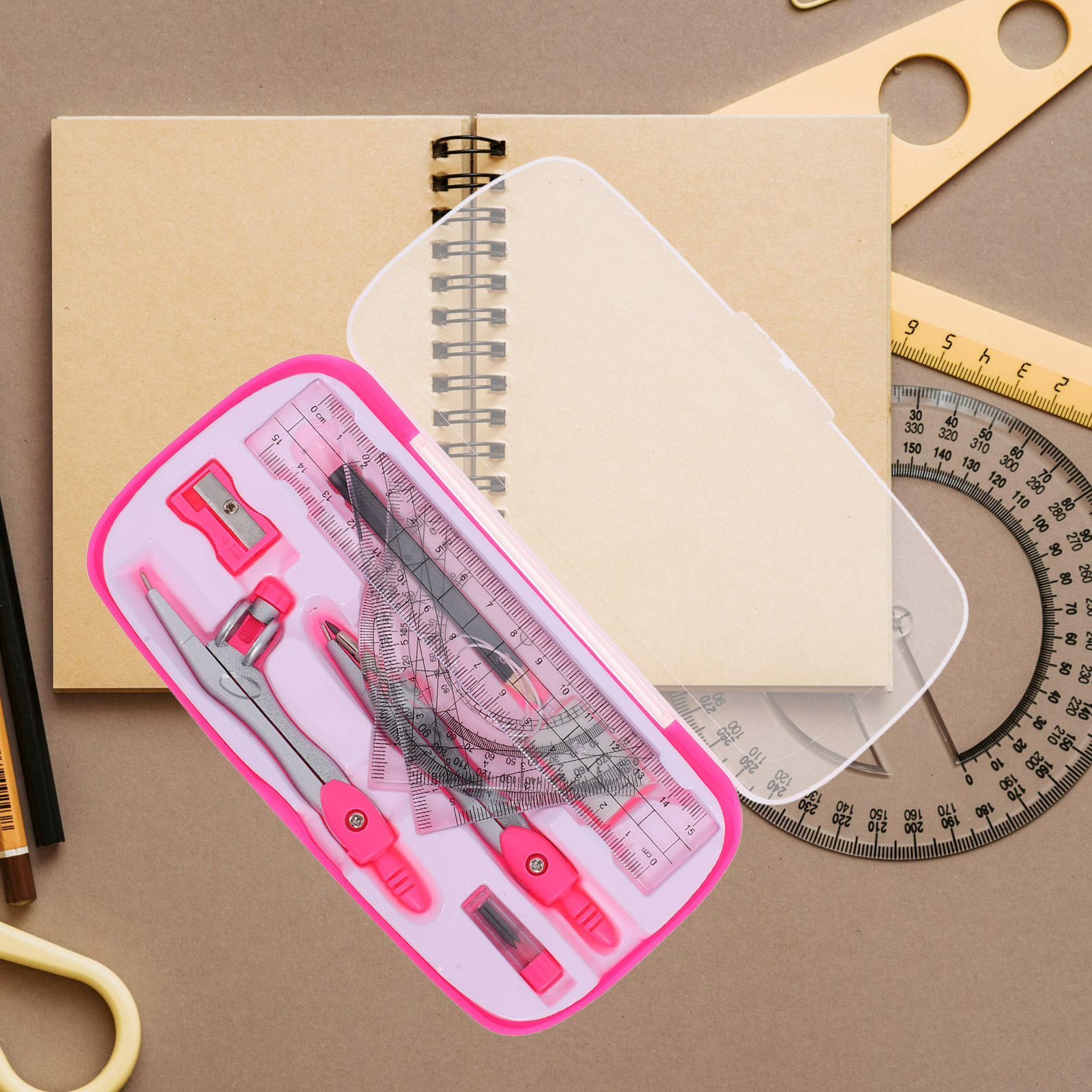 Set di 1 Bussola Leggera e Por - Math Geometry Set With Compass recensione e prezzo