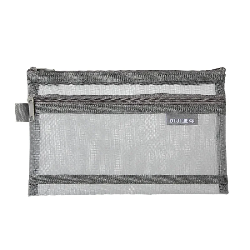 Borsa per cancelleria in rete  - Clear Mesh Pencil Pouch For Exam recensione e prezzo