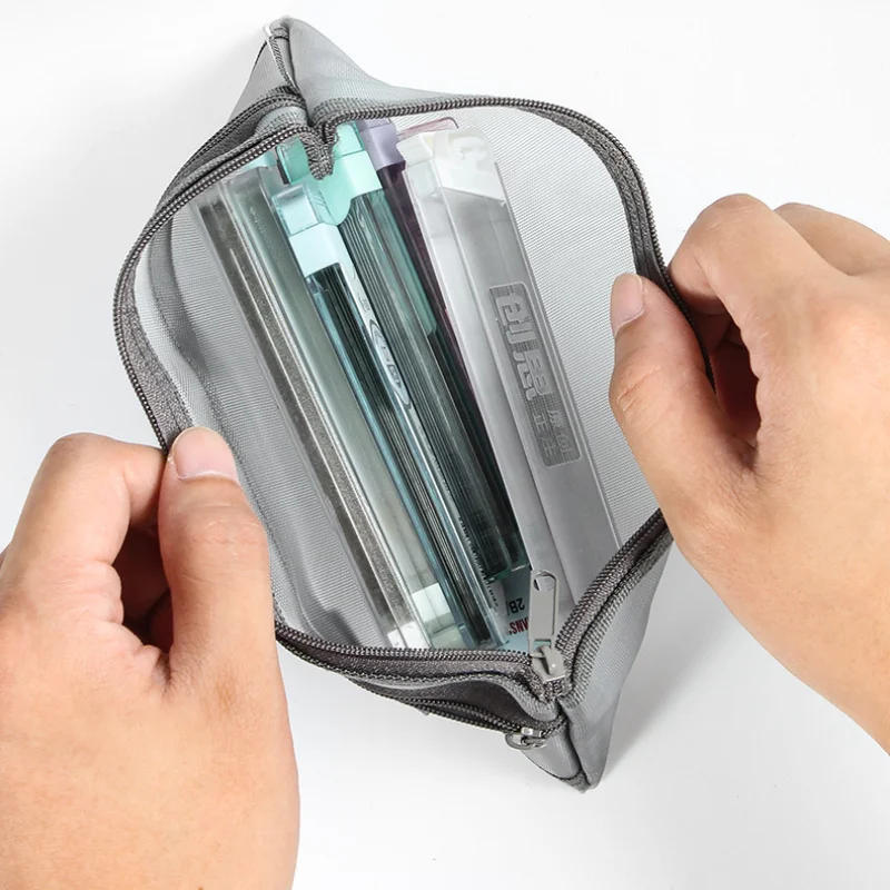 Borsa per cancelleria in rete  - Clear Mesh Pencil Pouch For Exam recensione e prezzo