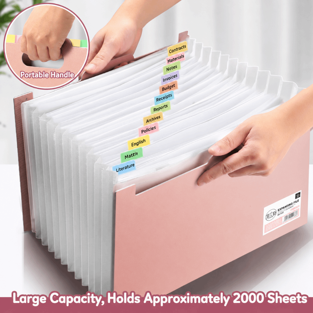 Cartella Portadocumenti Espand - Expandable Accordion File Folder 13 Pockets recensione e prezzo