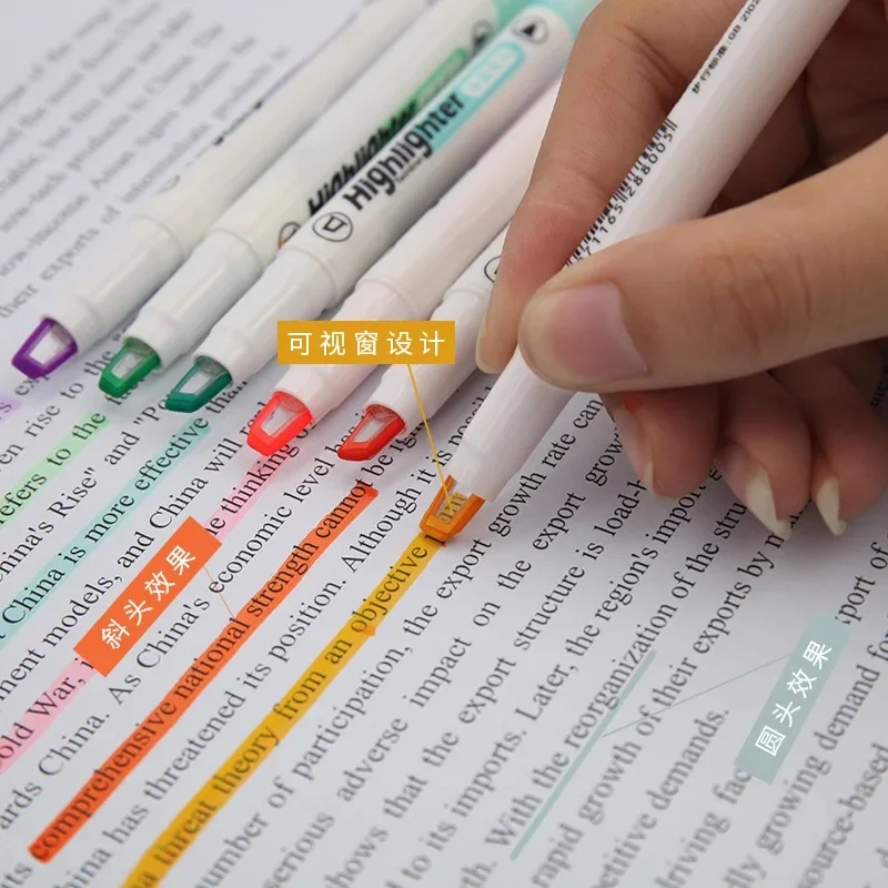 Set di 6 evidenziatori a punta - Pastel Highlighter Set Double Ended recensione e prezzo
