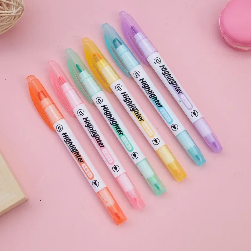 Set di 6 evidenziatori a punta - Pastel Highlighter Set Double Ended recensione e prezzo