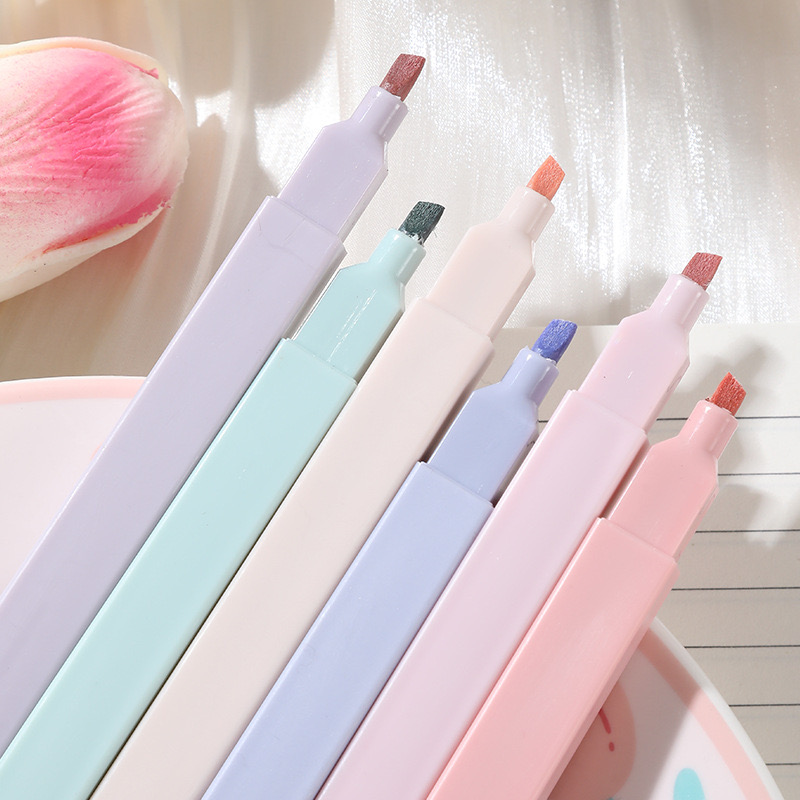 6 pezzi/set evidenziatori set  - Pastel Highlighter Set Double Ended recensione e prezzo