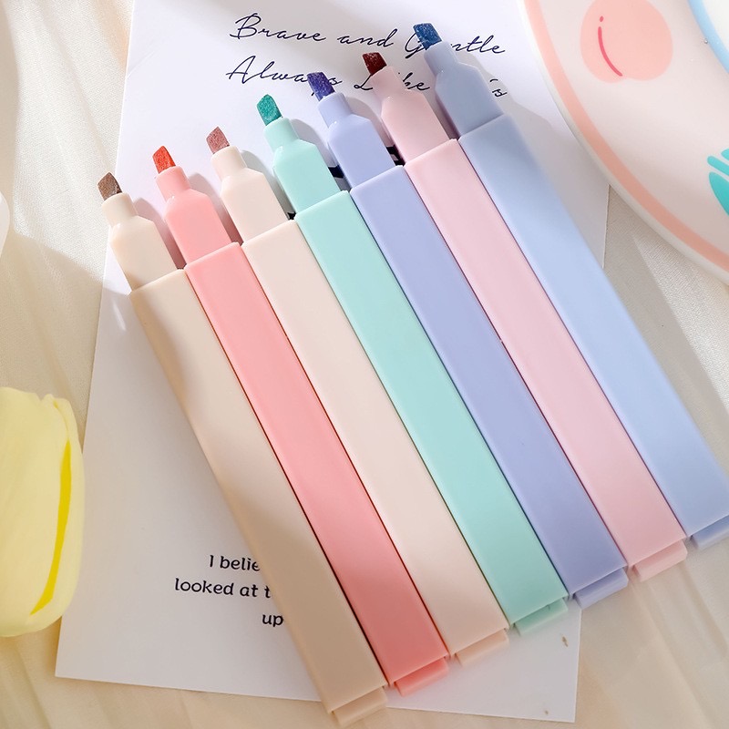 6 pezzi/set evidenziatori set  - Pastel Highlighter Set Double Ended recensione e prezzo