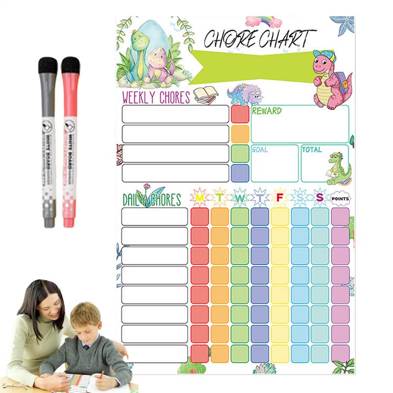 Grafico dei lavori magnetici P - Kids Magnetic Reward Chart Board recensione e prezzo