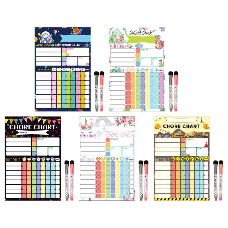 Grafico dei lavori magnetici P - Kids Magnetic Reward Chart Board recensione e prezzo
