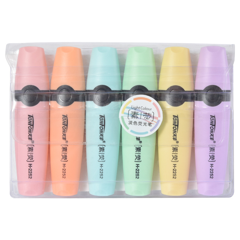6 Pz/set Evidenziatore Colori  - Pastel Highlighter Set Double Ended recensione e prezzo