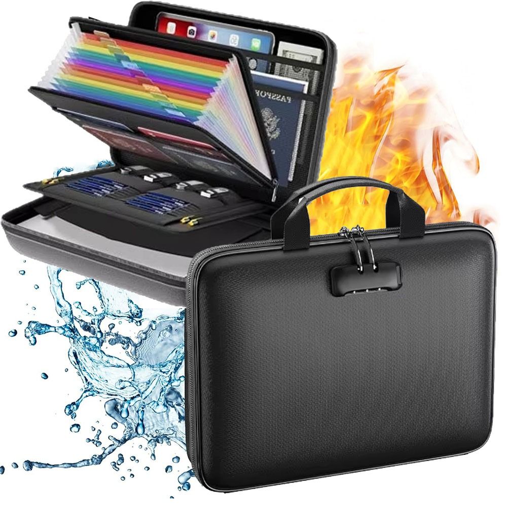 Scatola Portadocumenti Ignifug - Expandable Accordion File Folder 13 Pockets recensione e prezzo