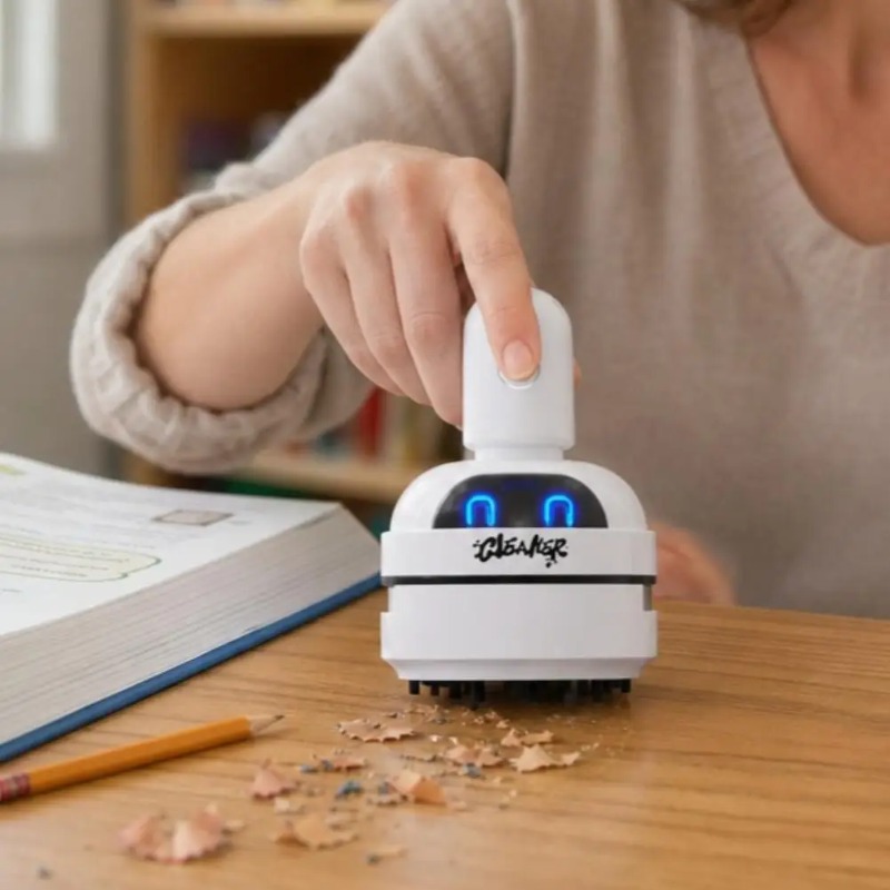 Aspirapolvere da Scrivania Por - Mini Desktop Vacuum Cleaner For Eraser Dust recensione e prezzo