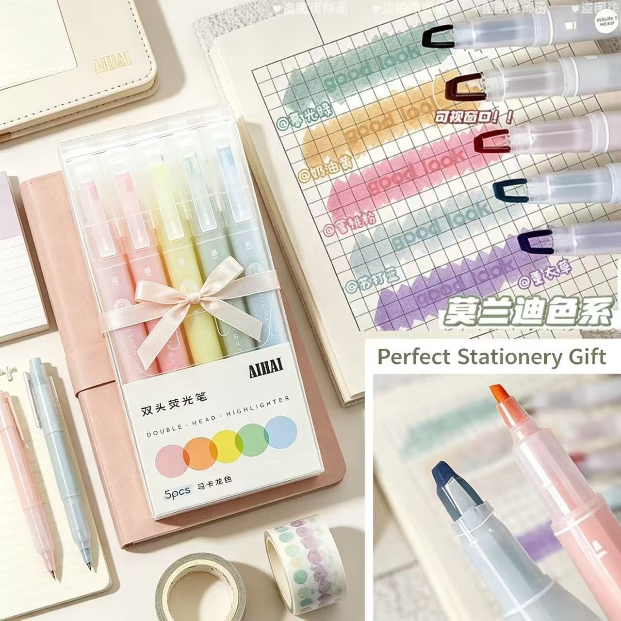 Evidenziatori a doppia punta c - Pastel Highlighter Set Double Ended recensione e prezzo