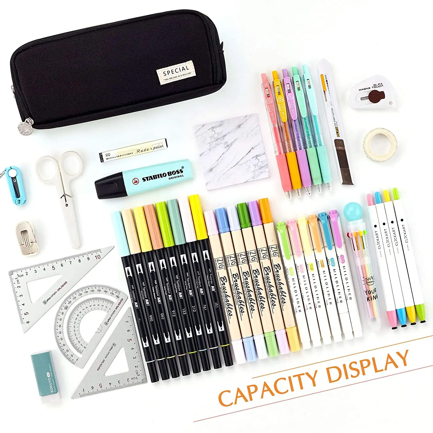 Astuccio per matite Astuccio p - Aesthetic Large Pencil Case Pouch recensione e prezzo